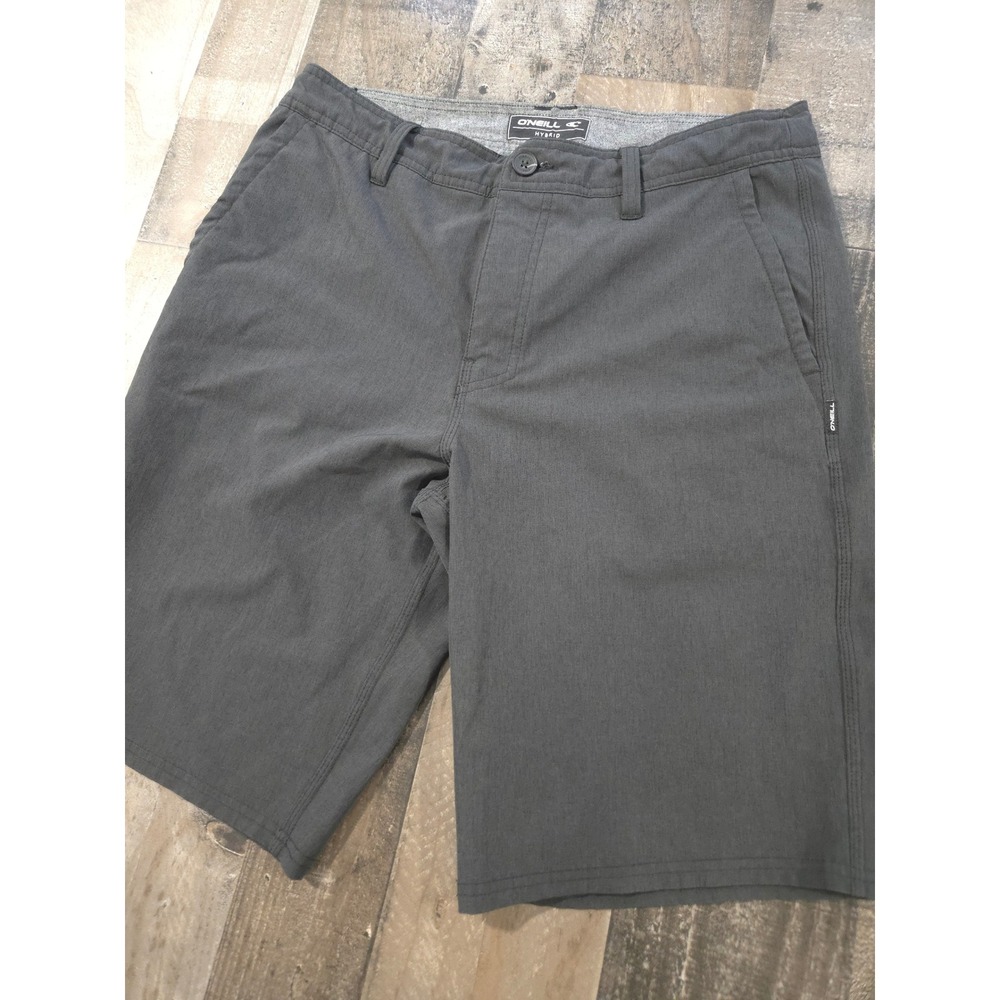 ONeill Hybrid Shorts Heather Charcoal Grey Hyperdry Boardshorts Mens 32